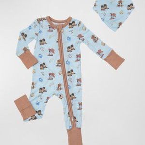 Angel Dear Cowboy Boot 2 Way Zip & Bib
